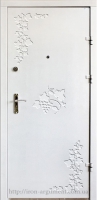 двери ЭЛИТ-ОФИС + декорированный наружный лист с декором № 6