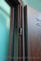 антисрезы и дверной короб двери из проф. трубы 60х40 и термомоста 32мм